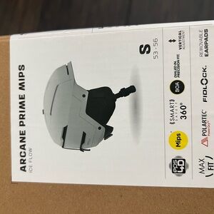 Salomon Arcane Prime MIPS Helmet - White and Black